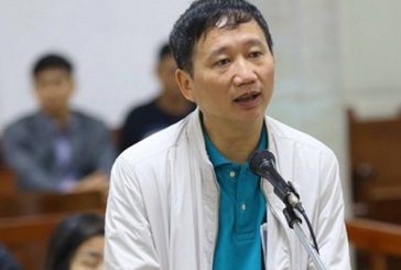 Bị cáo Trịnh Xuân Thanh tại phiên sơ thẩm chiều ngày 25/1/2018